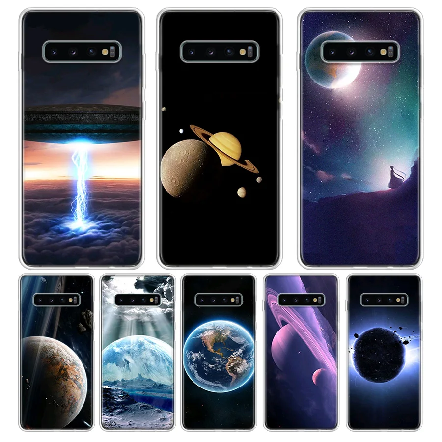 

Erilles Cartoon Star Phone Shell For Samsung Galaxy S10 Lite Note 10 9 8 S9 S8 J4 J6 J8 + Plus S7 S6 Silicone Phone Cover Case