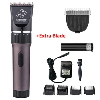 

BaoRun P6 Electric Dog Hair Trimmer Clipper Cutter Scissor Blade Head Rechargeable Cat Dog Hair Grooming Shaver Pet Haircut EU