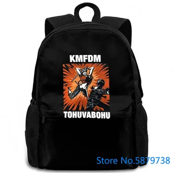 

KMFDM Tohuvahohu AUTHENTIC EX Nihilo Audeamus New women men backpack laptop travel school adult student