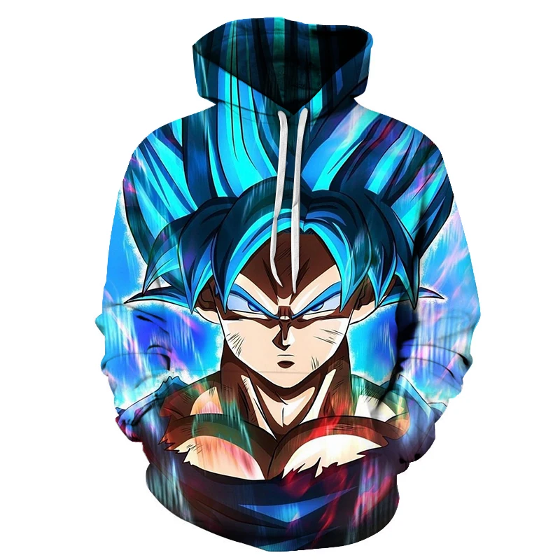 Дизайн Dragon Ball Z Goku толстовки DBZ толстый Гоку печать 3D Толстовка с капюшоном для мужчин и женщин Harajuku верхняя одежда унисекс Толстовка - Цвет: 16