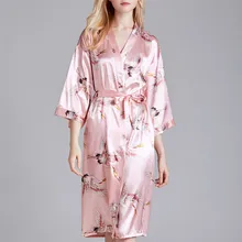 Дизайн модные женские туфли пикантные рукав «три четверти», ночная рубашка с принтом сатиновая Пижама, одежда для сна, подарок на День святого Валентина для любимого, опт, для влюбленных