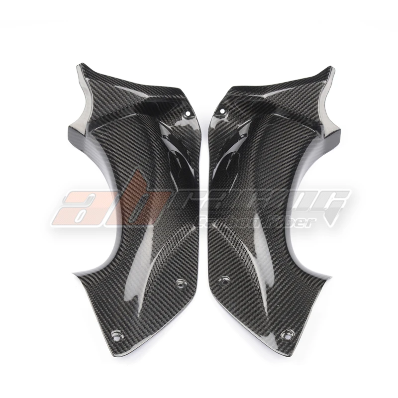 Верхняя передняя крышка воздуховода для Kawasaki ZX-14 ZZR1400 2006-2011 углеродное волокно