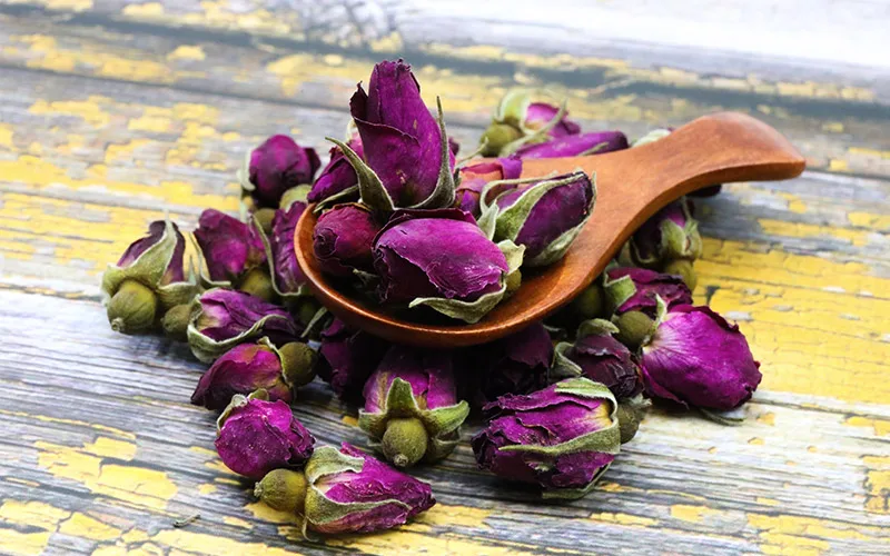 Китайский чай фиолетовый бутон розы сушеные Цветочные травяные зеленые пищевые продукты для заботы о здоровье