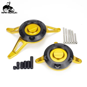 melhor Capa Do Motor Da Motocicleta Anti-gota Protetor De Capa Para Honda Cb650f 2014-2019 Cbr650r 2019 Caso Do Motor Slider Caindo Proteção