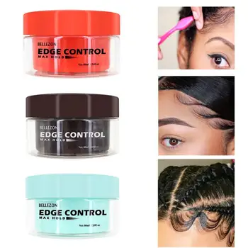 

Non Greasy Refreshing Fixative Gel Edge Control Hair Oil Wax Hair Styling Cream Shattered Hair Styling Products TSLM1