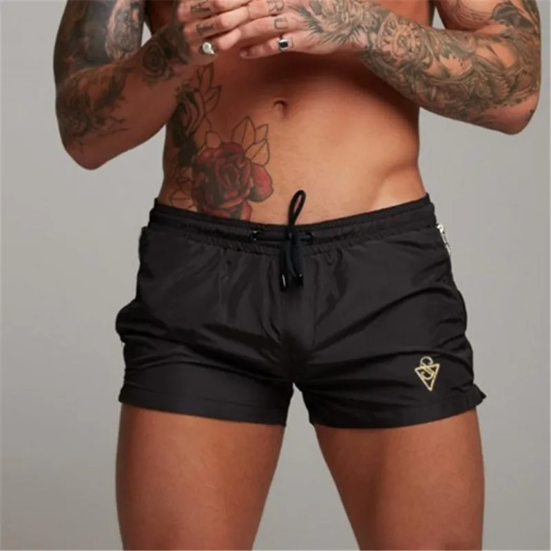 

New summer Mens Gyms Fitness Shorts Bodybuilding Joggers Quick-dry Cool Short 2019 Pants Male Casual Beach Brand Sweatpants