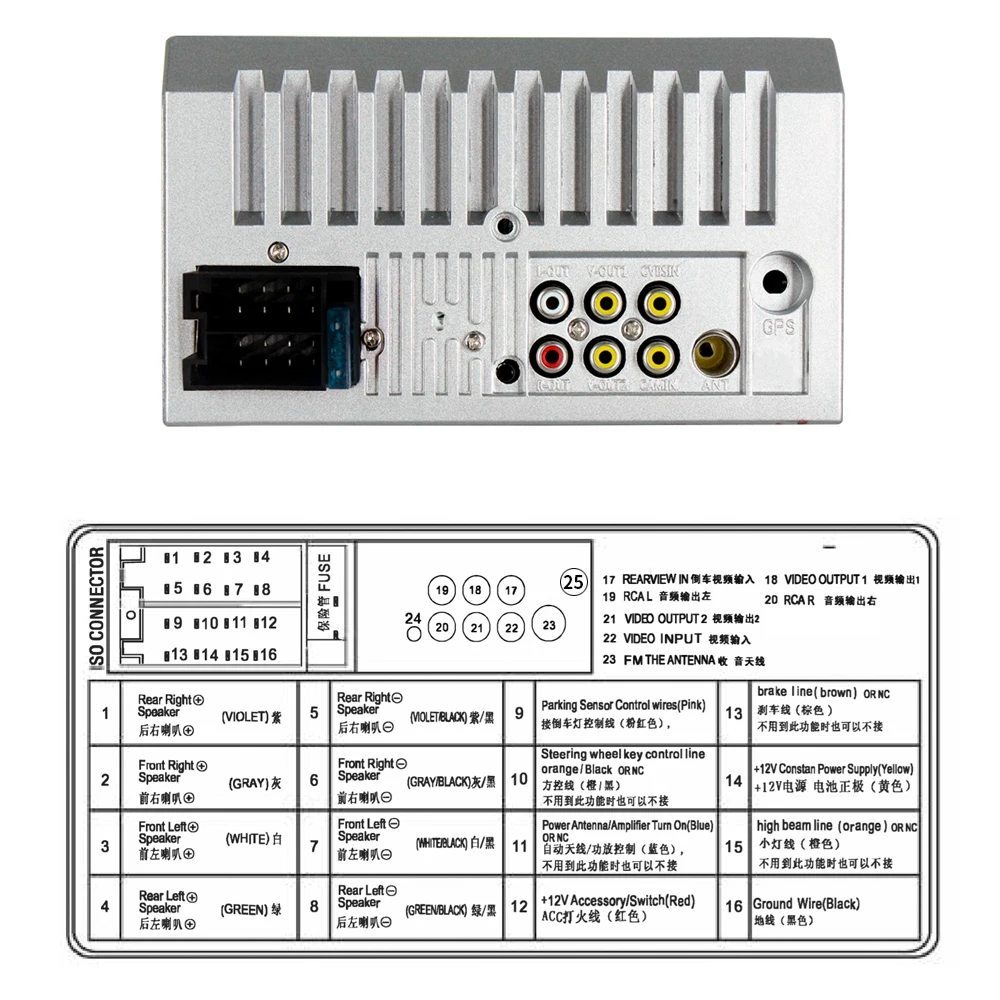 Автомобильный Радио HD " сенсорный экран стерео 2 Din Bluetooth FM ISO мощность SD USB Aux вход Mp5 Player7018B 7018G 7018PLUS