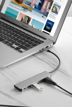 2020 New USB 3.0 Hub Type C Adapter with HDMI+USB3.0*2+TF+SF+Type 6IN1 for New MacBook Pro /2018 Air 13 A1932 / Huawei / Xiaomi
2020 New USB 3.0 Hub Type C Adapter with HDMI+USB3.0*2+TF+SF+Type 6IN1 for New MacBook Pro /2018 Air 13 A1932 / Huawei / Xiaomi