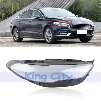 

CAPQX 1PCS For Ford Mondeo 2017-2018 Front Headlight Transparent Lamp cover Headlamp Lampshade head light Shade Shell