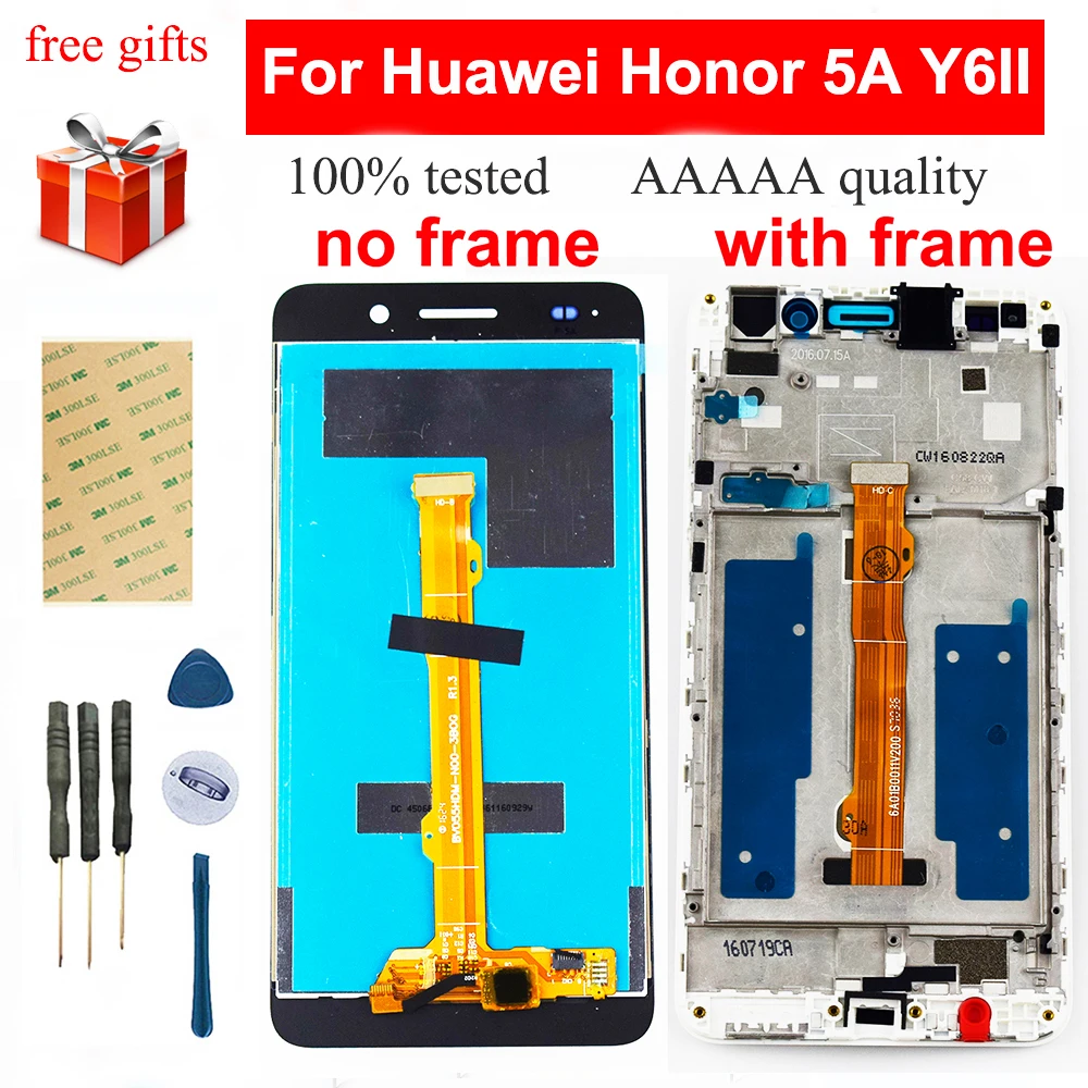 Для Huawei Honor 5A Y6 LCD Disaplay CAM-L23 CAM-L03 CAM-L21 CAM-AL00 ЖК-дисплей + сенсорный датчик экрана в