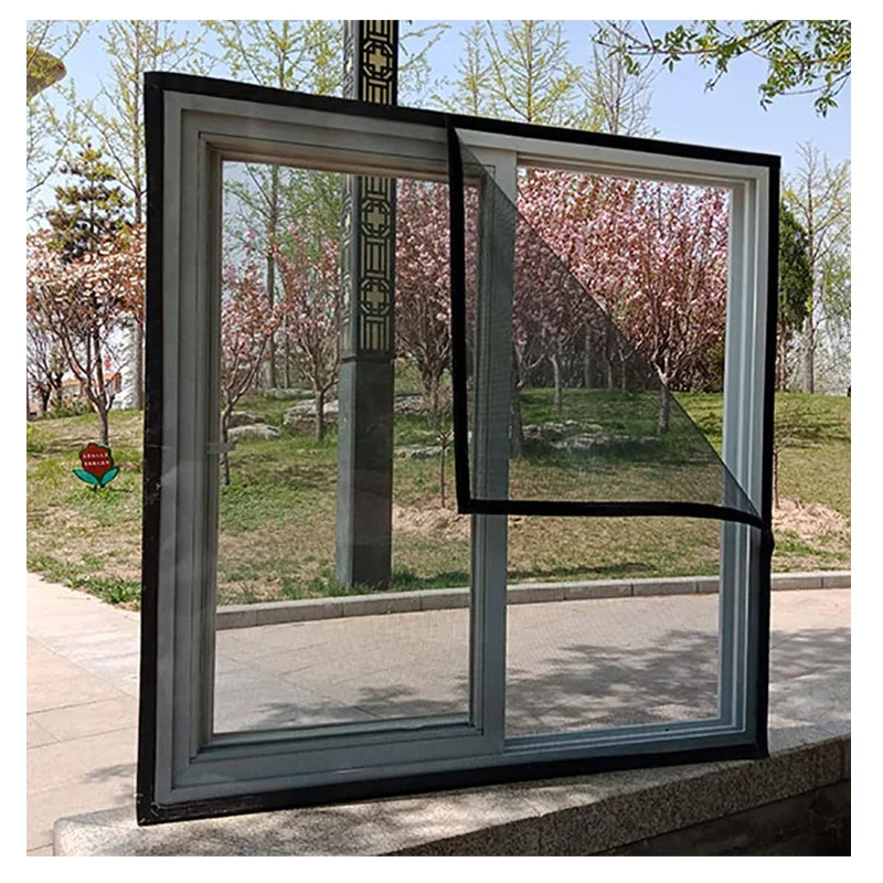 

Anti-Mosquito window Screen Custom mosquito window net encryption Anti fly Curtain Magic Screen invisible screen window
