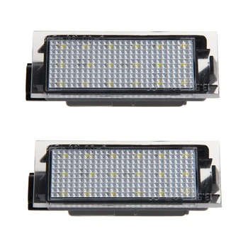 

2 Pcs DC 12V LED Number License Plate Light For Twingo\Megane\Lagane\Vel Satis