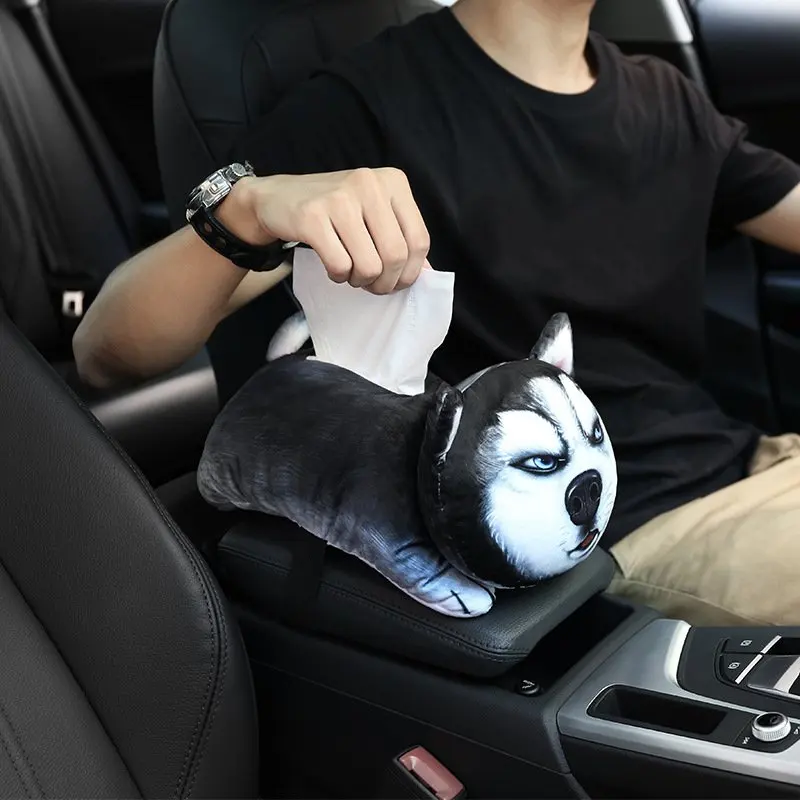 

Car Cartoon Plush Tissue Box Lid Home Decoration Tissue Holder Car Shape Tissue Box Car Accessories Cute