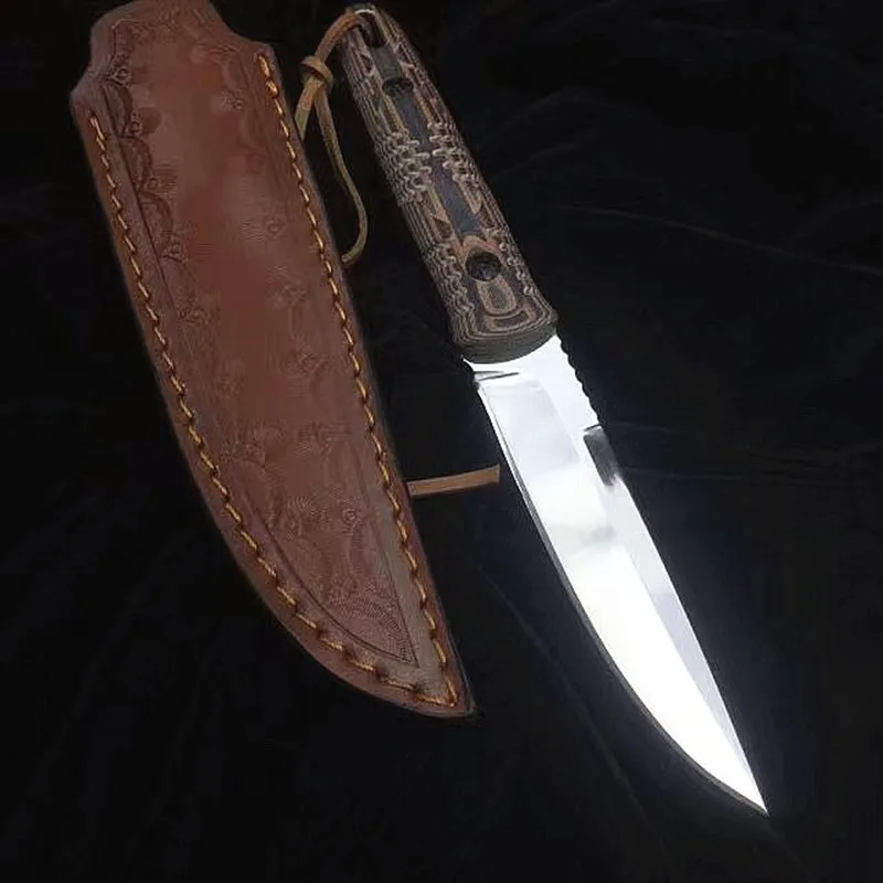 HS Tools нож для кемпинга с зеркальной поверхностью D2 стальное лезвие ножи выживания