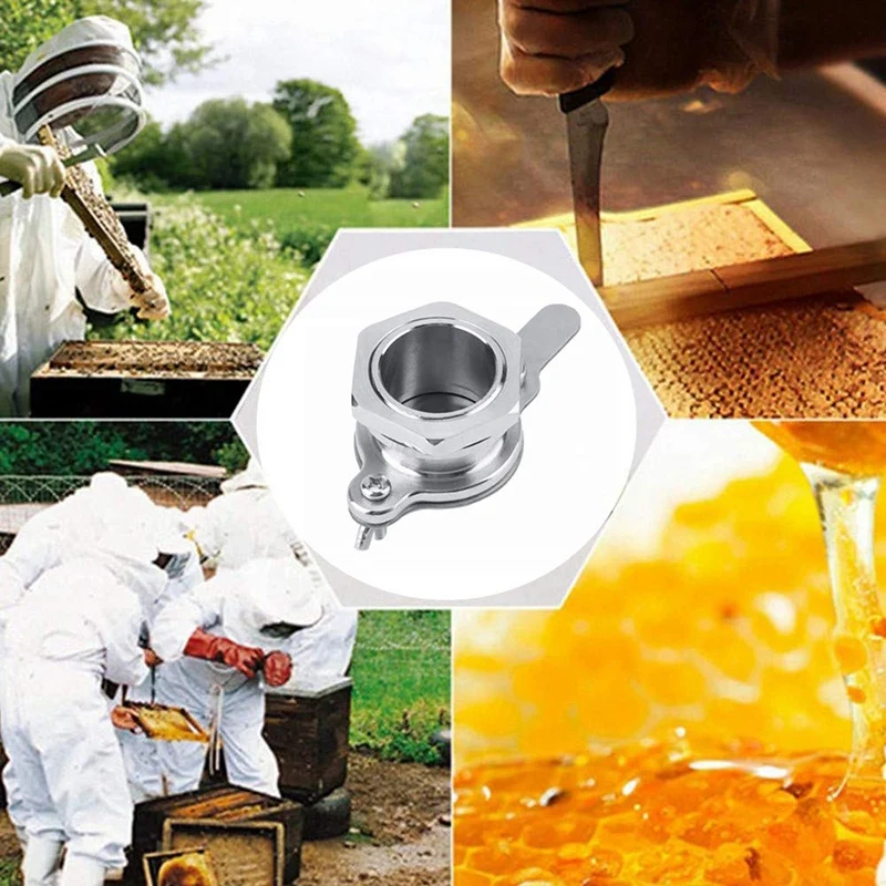 Stainless Steel Gate Valve Beekeeping Tool Extractor Bottling Equipment Honey Tap Corrosion Resistant