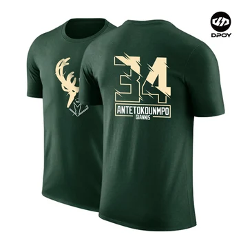 

Eastern team Mes's sport training T-shirt short-sleeved cotton Breathable Comfort basketball t-shirt dpoy brand original design