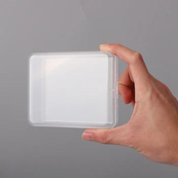 

Portable Face Mask Storage Case Transparent Plastic Box Mouth Mask Dustproof Moisture-proof Protective Bag Organizer