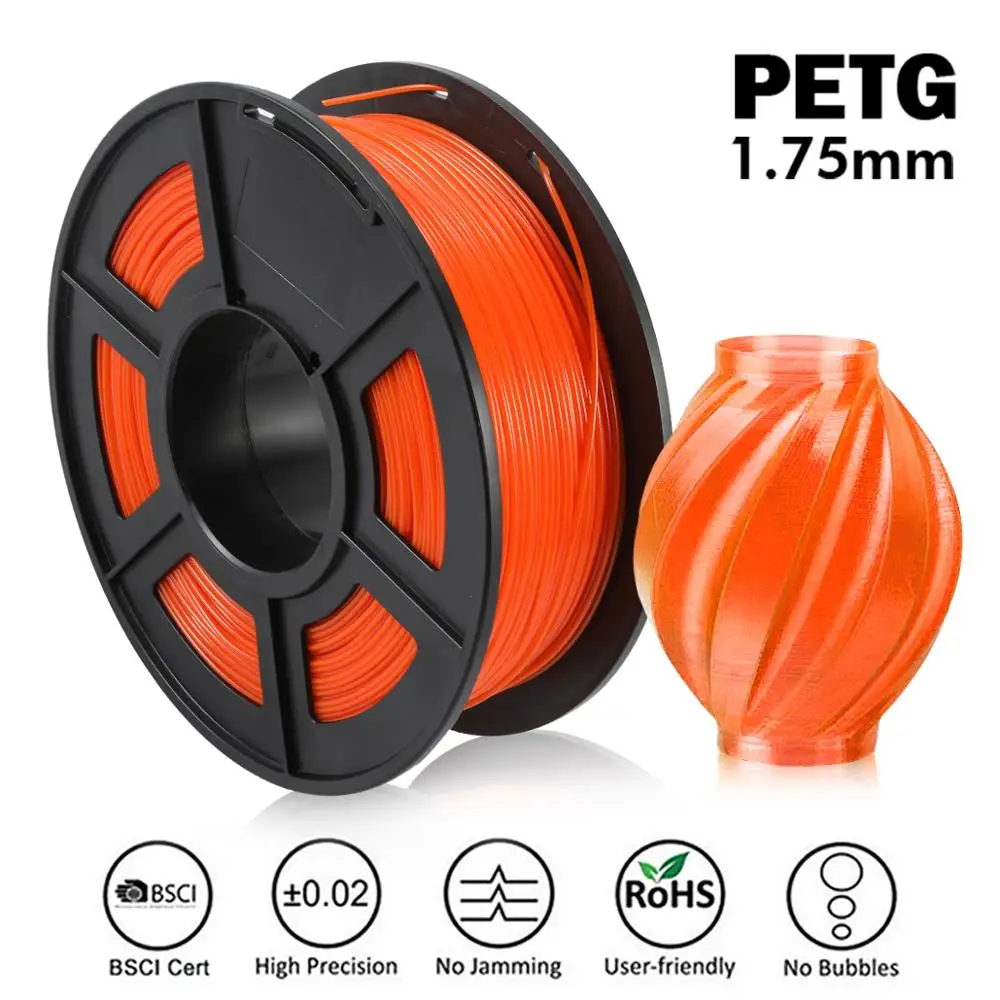 PETG принтеры нити 1 75 мм кг 2.2lb3D катушка новые имеющиеся в наличии Поддержка