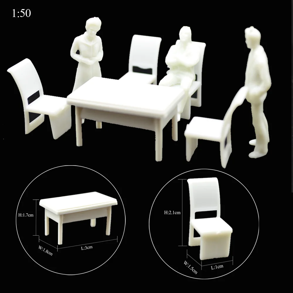 26pcs/lot 1:50 Scale Modeling Simulation ABS Indoor Toys DIY Architecture Building Materials for Diorama 3