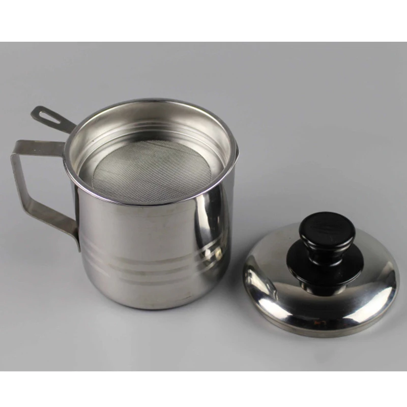 filter Stainless steel mouth cup Multi-function with filter cup Cup Filter oil filter residue and other functions