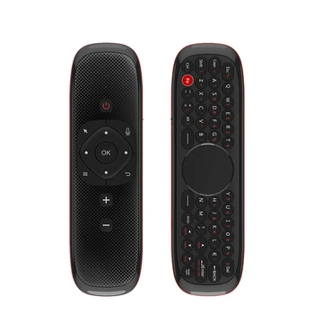 

W2 Air Mouse Voice Remote Control Microphone 2.4G Wireless Mini Keyboard Gyroscope for H96 MAX X88 pro Android tv box PC