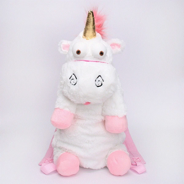 Plush Backpack Toys Big Cute Minion Unicorn Plush Backpack Soft Plush Toy Doll Children Birthday Christmas Gift