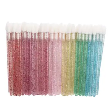 

250 Pieces Disposable Lip Makeup Brushes, Portable Crystal Lip Wands lip Swabs Lipstick Applicator Eyelash Extension Beauty Too