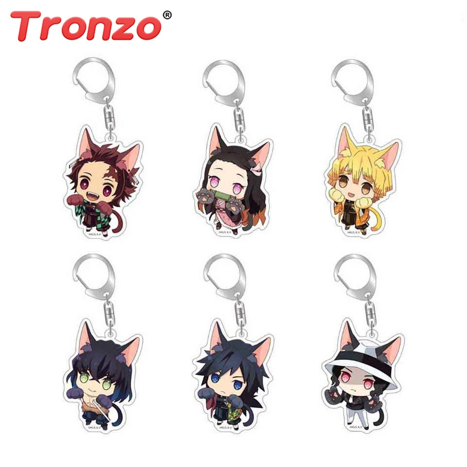 Tronzo игрушки брелок для ключей убийца демонов киметасу no Yaiba Kamado Tanjirou Nezuko Kanawo Zenitsu