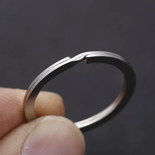 스테인레스 스틸 스플릿 키 링, 1.5x25mm 점프 링, 금속 후크 링, DIY 핸드메이드 주얼리 액세서리, 20 개 4