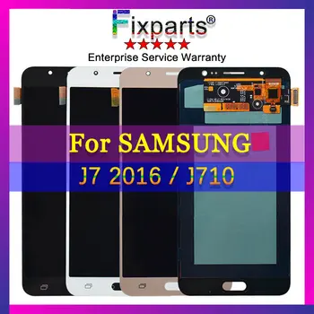 

Original 5.5'' Super Amoled LCD For Samsung Galaxy J7 2016 J710 J710F J710M J710G LCD Display Touch Screen Digitizer Replacement