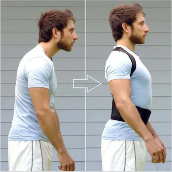

Men Women Back Posture Corrector Belt Straightener Brace Support Orthopedic Vest NShopping