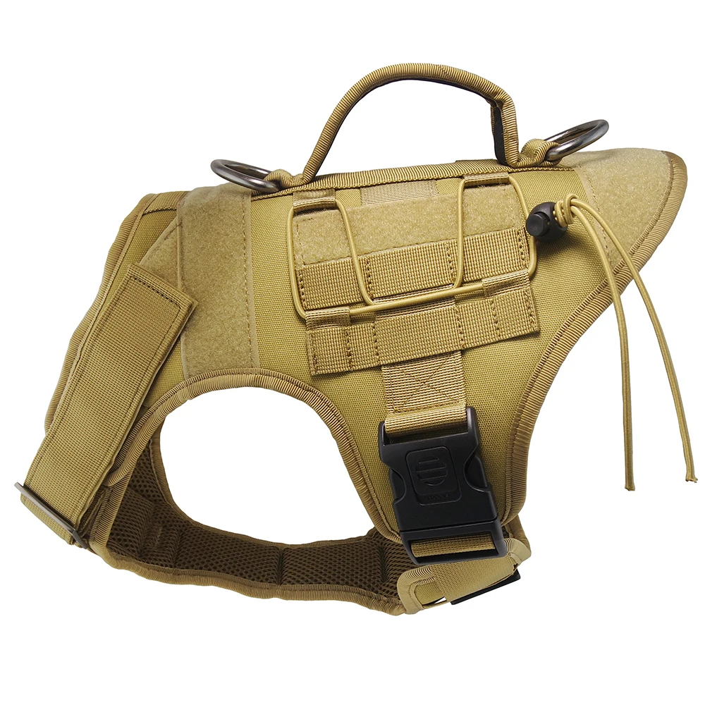 Tactical No Pull Dog Harness Heavey Duty Comfortable Adjustable Pet