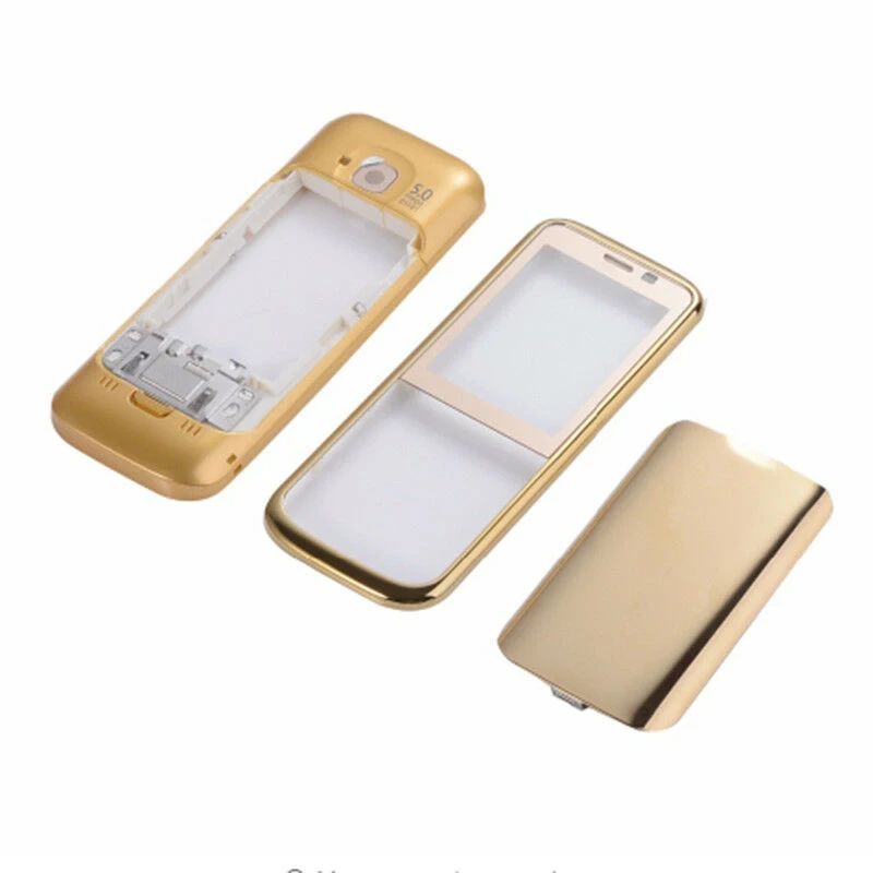 Для Nokia C5 C5-00 C5 00 черный/золотой полный чехол для телефона с английской клавиатурой
