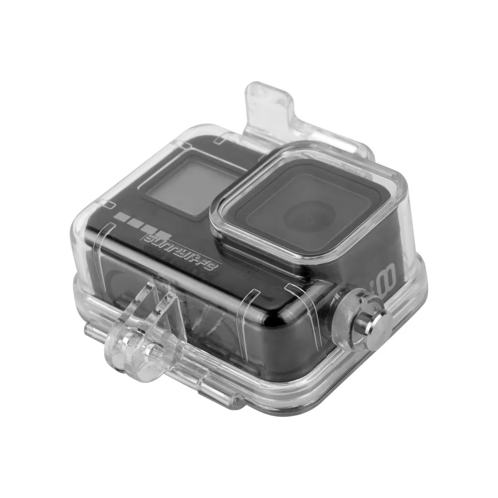 60 м подводный водонепроницаемый чехол для GoPro 8 Спортивная камера защитный чехол Корпус черный чехол для камеры Дайвинг Плавательный набор