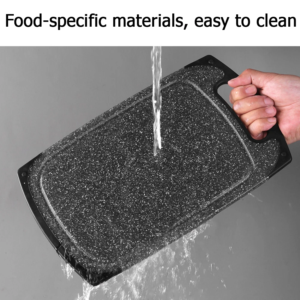 

Anti-Bacterial Cutting Board Chopping Block PP Kitchen Chopping Board Imitation Marble Fruit Vegetable Meat Cutting Block Tools