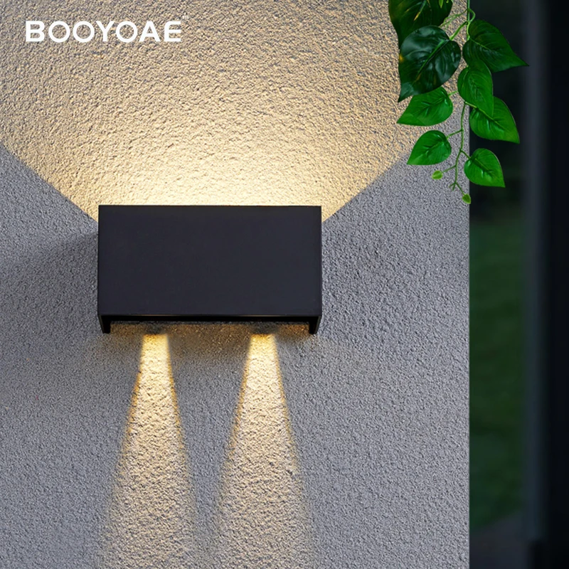 

Outdoor Wall Lamp IP54 Waterproof Simple Aluminum Surface Mounted Originality Cuboid Adjustable Decoration Wall Lighting