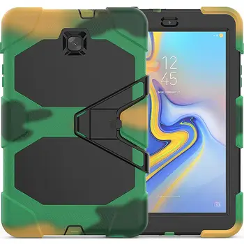 

for Samsung Galaxy Tab A 8.0 2018 SM-T387V SM-T387 Case Shockproof Heavy Duty Hybrid Case with Built-in Screen Protector Cover