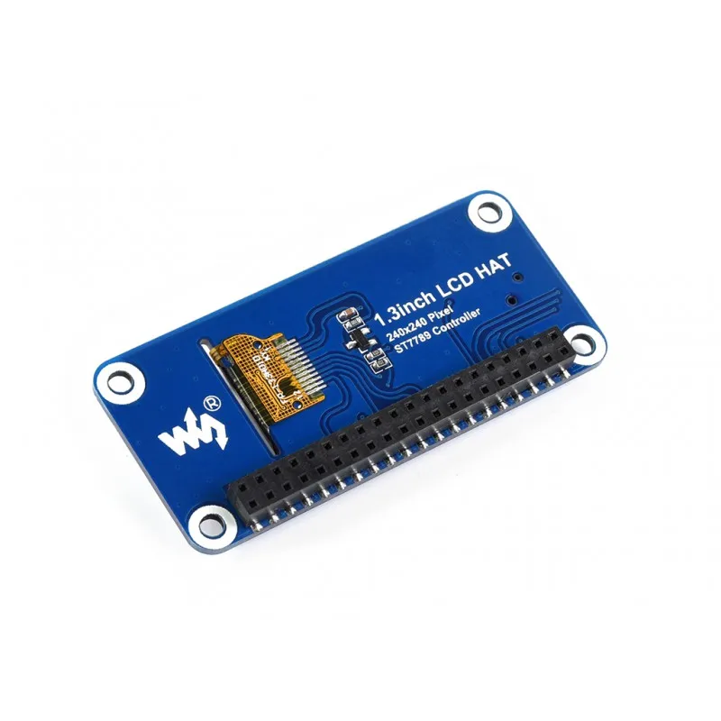 1.3 Inch SPI LCD display HAT for Raspberry Pi 240x240 Pixels SPI Interface with Embedded Controller IPS Screen - 2
