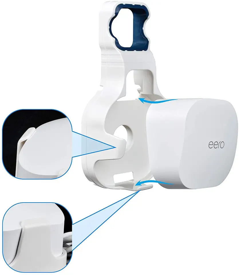 Wandhalterung Für Eero 6+/6 Mesh WLAN - Weiße Steckdosen-Halterung (3er Set)