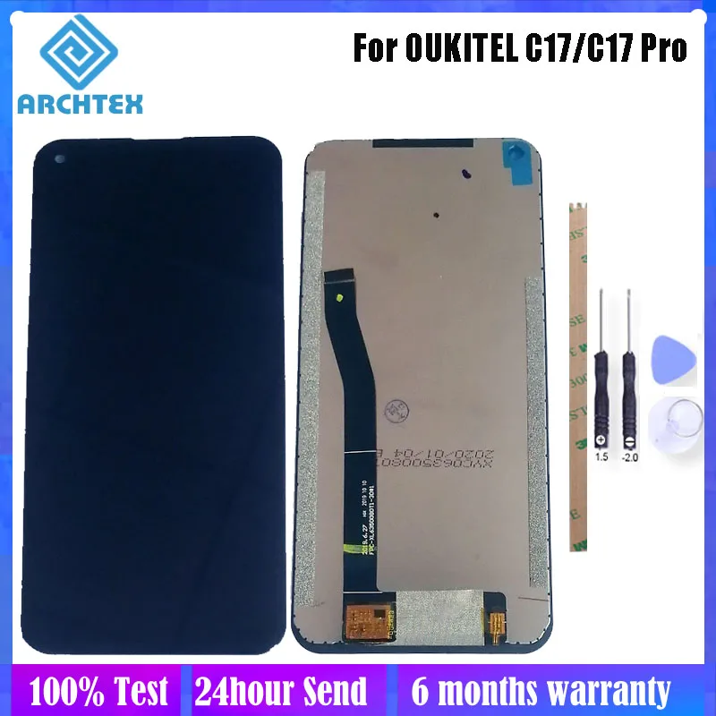 6 35 дюймов для оригинального OUKITEL C17 ЖК дисплей + кодирующий преобразователь