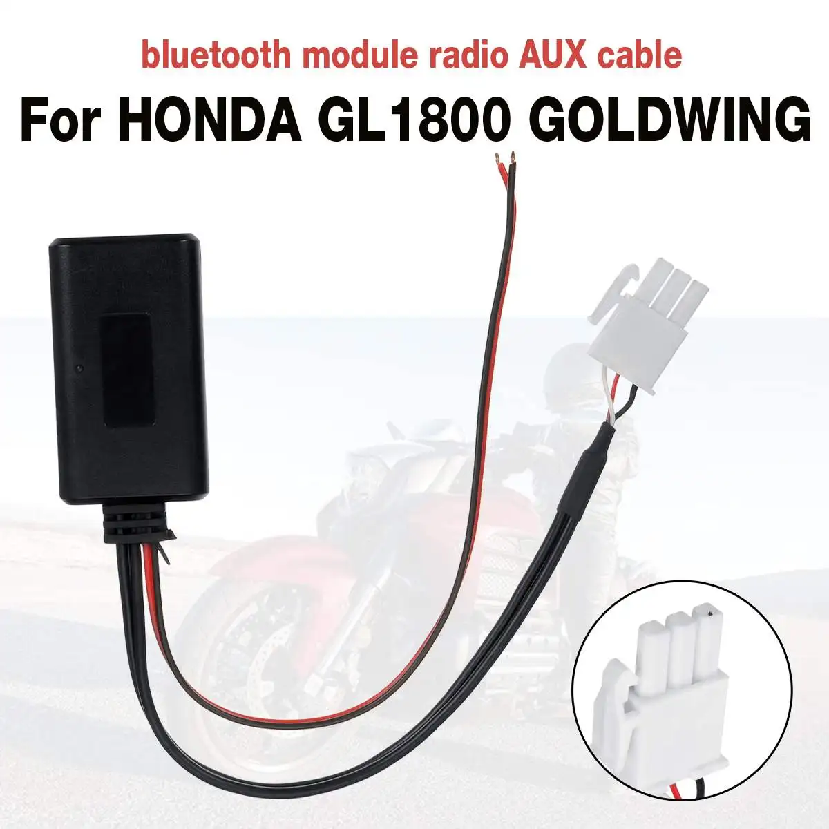 3Pin автомобильный bluetooth модуль радио стерео Aux музыкальный кабель адаптер для HONDA GL1800 Goldwing