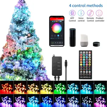 

10M LED String Light Copper Wire Fairy Light Garland RGB USB WIFI Bluetooth Remote Control Home Christmas With APP Wedding Party