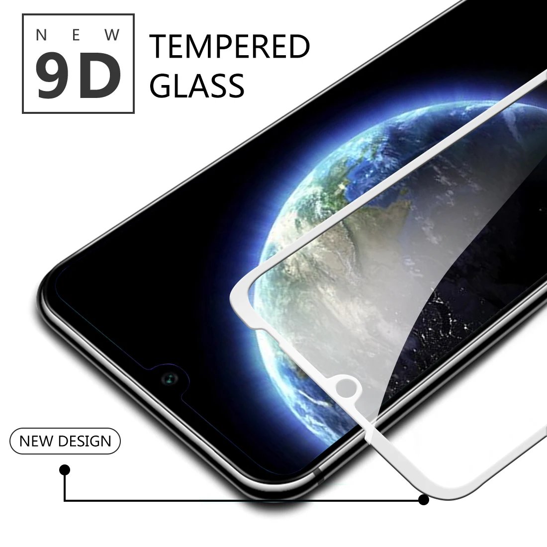 

9D Tempered Glass For Xiaomi Redmi Note 5 6 7 Full Cover Screen Protector Protective Glass Film For Redmi note 4X 6pro 5A