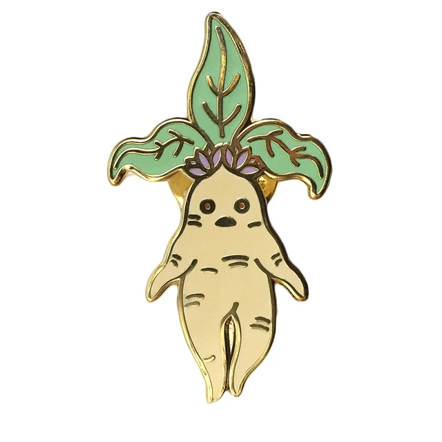 Mandrake Deixa Pin Esmalte, Broche De Desenhos Animados, Crachá De