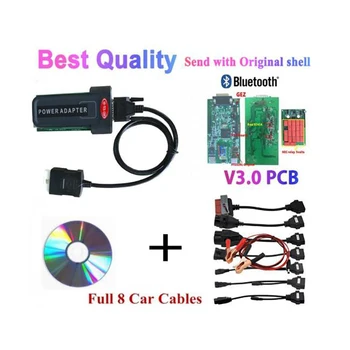 

2020 Best Diagnostic V3.0 NEW Relays PCB with bluetooth 2016R0 keygen VD TCS C-D-P for delphis vdijk autocoms pro OBD2 Scan tool