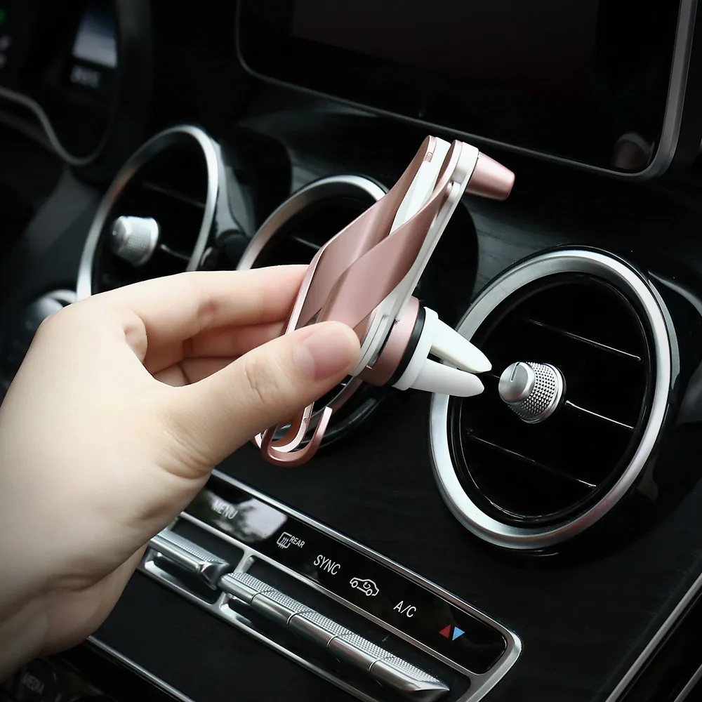 KISSCASE Universal = Auto Telefon Halter Für iPhone 11 7 Plus Samsung Design GPS Air Vent Auto Halt
