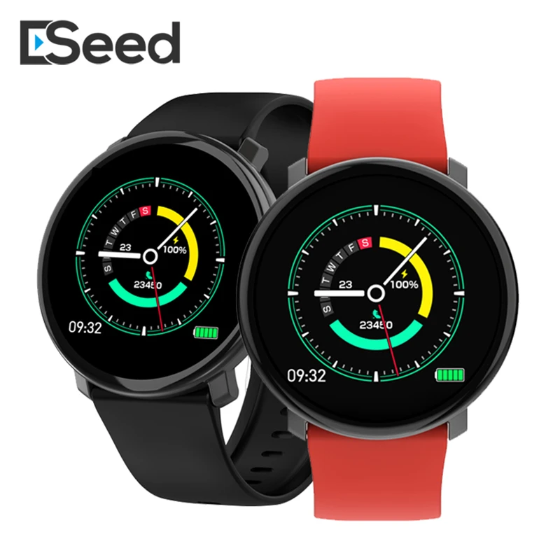 ESEED Смарт часы M31 полный экран сенсорный водонепроницаемый IP67 погода forecase