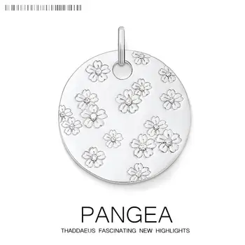 

Pendant Flower Ornament,2019 Fashion 925 Sterling Silver Jewelry Europe Style Bijoux Necklace Accessories Gift For Soul Woman