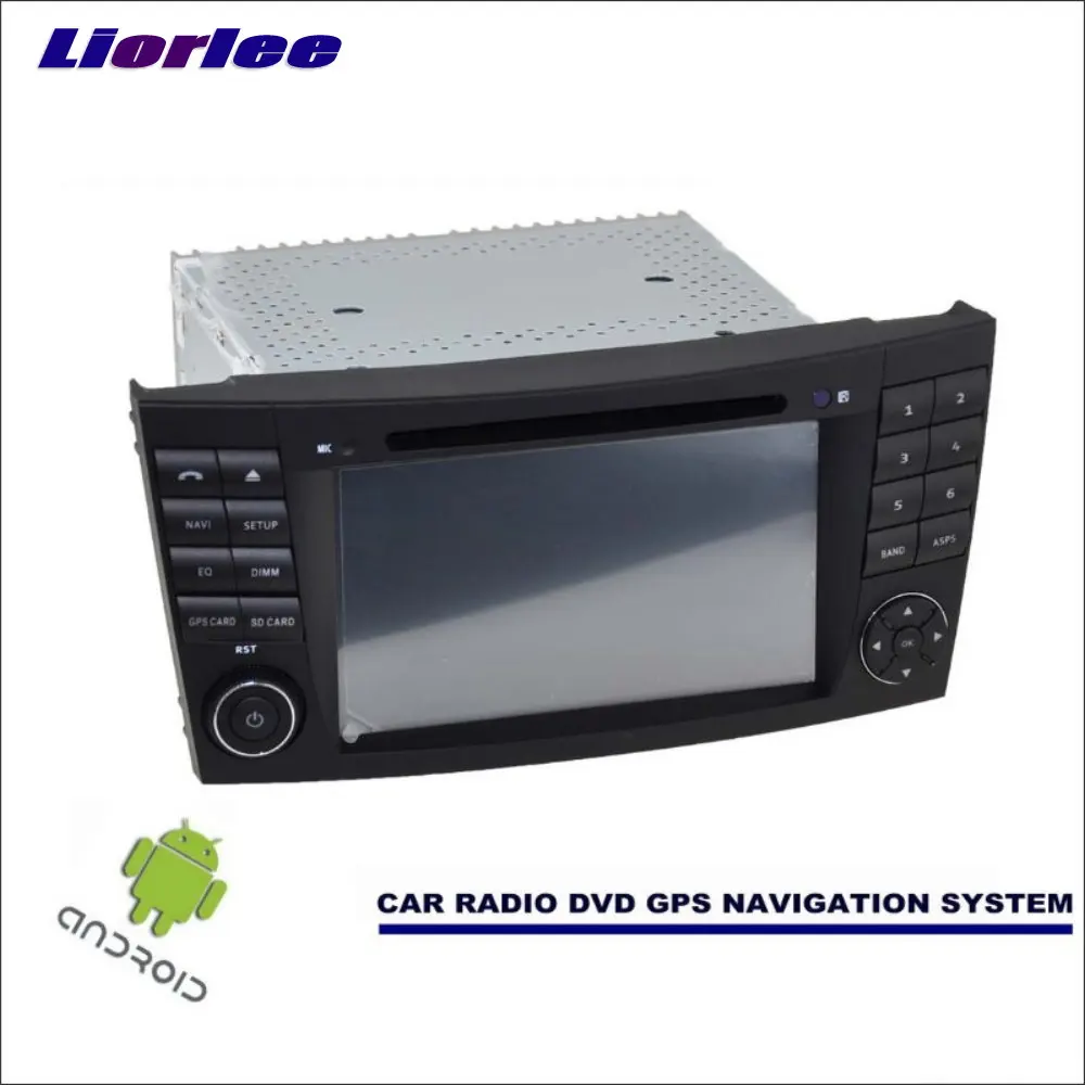 

Liorlee Car Android Navigation Radio Stereo CD DVD Player GPS Navi Screen Multimedia For Mercedes Benz CLK Class W209 2005-2006