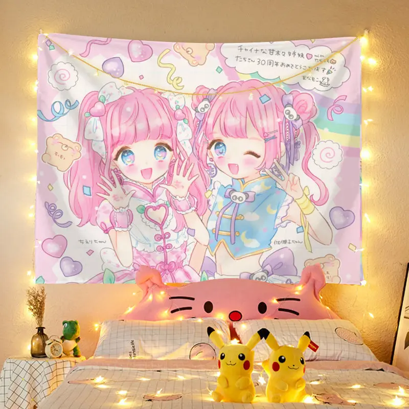 Japanischen Teen Zimmer Dekoration Poster und Drucke Kawaii Room Decor  Anime Große Tapisserie Kawaii Schlafzimmer Wand Dekoration Wandbild -  AliExpress